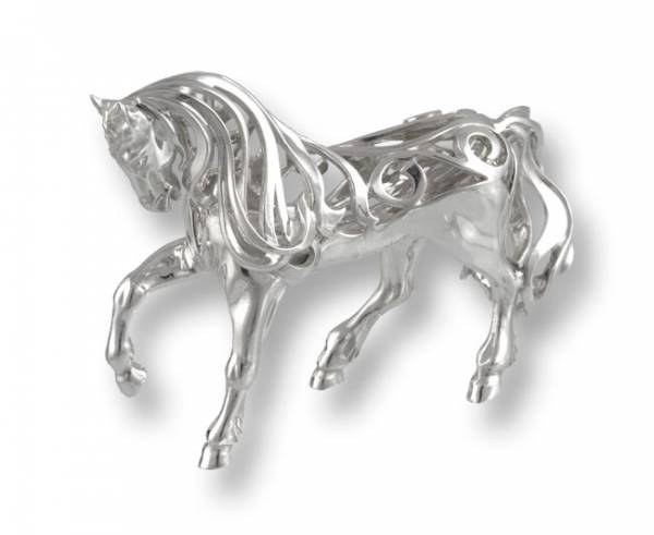 Серебряная статуэтка Лошадь 