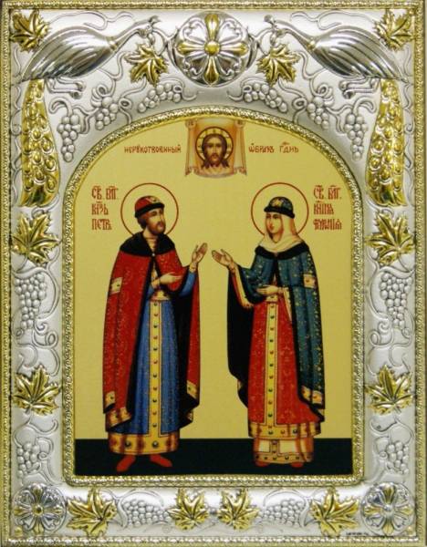 Икона Петр и Феврония, Святые Благоверные 