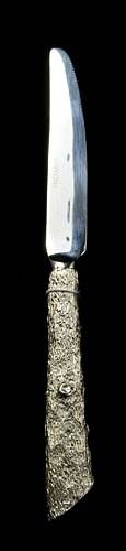 Серебряный десертный нож