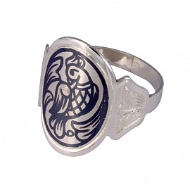 Серебряное кольцо Иволга