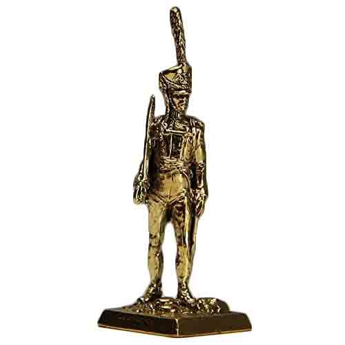 Бронзовая статуэтка Рядовой Лейб Гвардии Литовскго полка (серия РИА 1812 года)Фото 14663-01.jpg