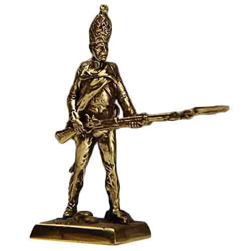 Бронзовая статуэтка Павловский гвардеец (серия РИА 1812 года)Фото 14665-01.jpg