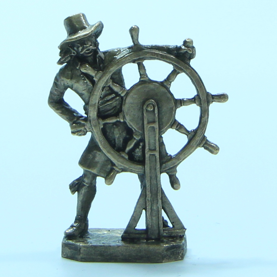 Бронзовая статуэтка Пират со штурвалом (серия Пираты 2)Фото 15054-03.jpg