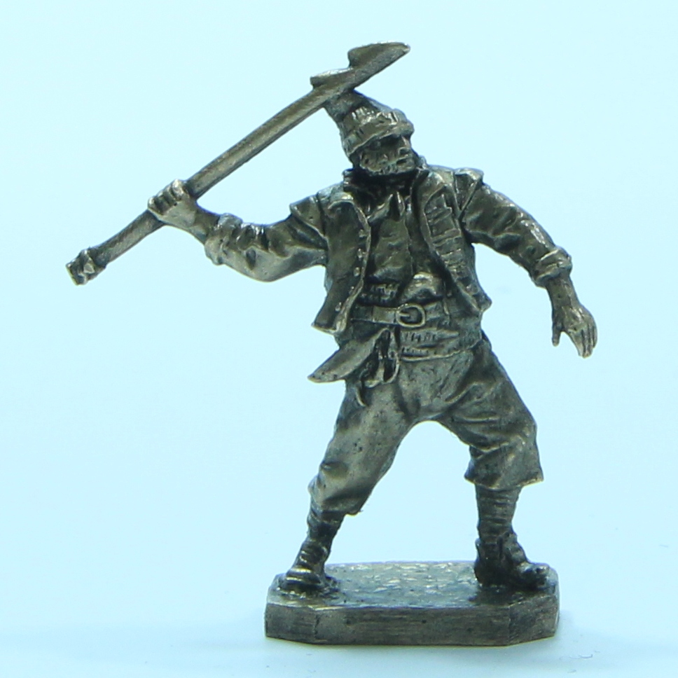 Бронзовая статуэтка Пират с гарпуном (серия Пираты 2)Фото 15070-03.jpg