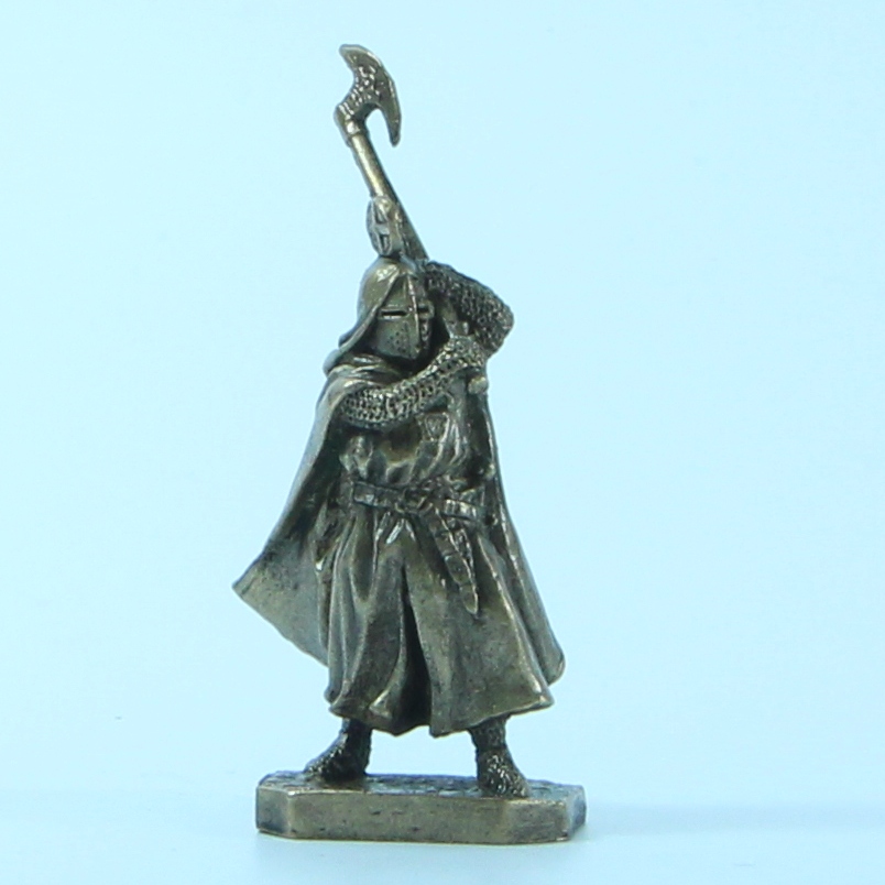 Бронзовая статуэтка Рыцарь с бердышем (серия Ледовое побоище. Тевтонский орден)