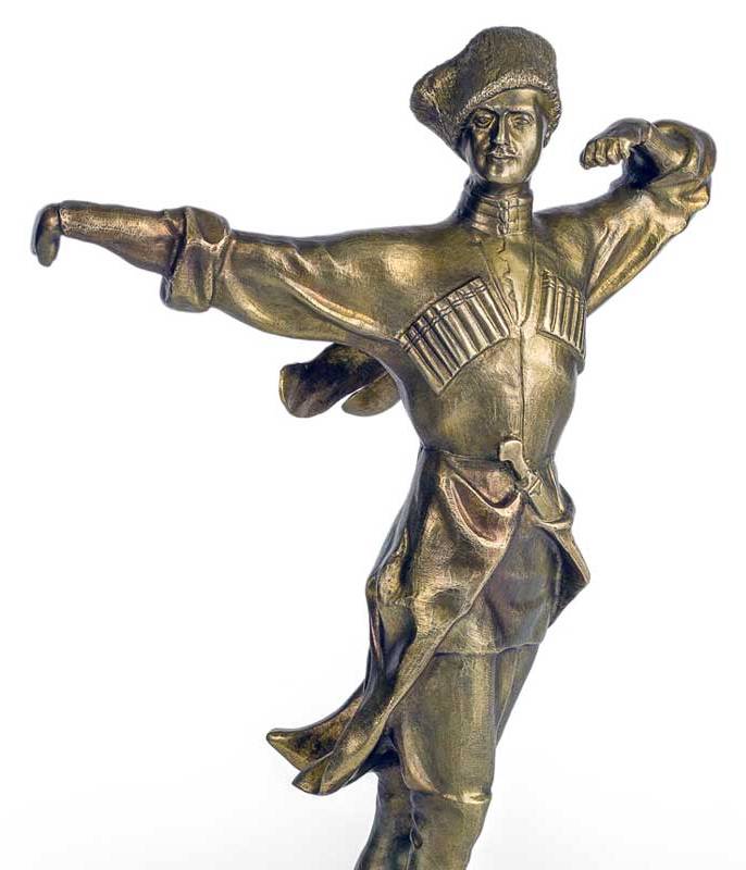 Бронзовая статуэтка Лезгинка