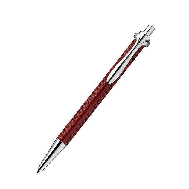 Серебряная ручка роллер City Kit красная