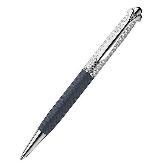Серебряная ручка роллер Day Kit синяя