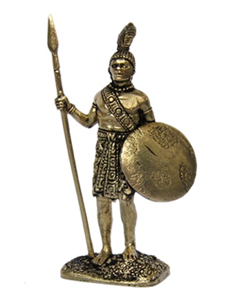 Бронзовая статуэтка Нубийский воин (серия Древний Египет)