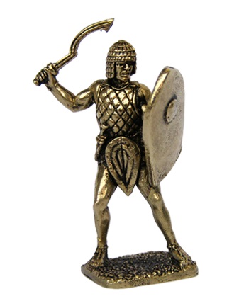 Бронзовая статуэтка Легкий пехотинец (серия Древний Египет)