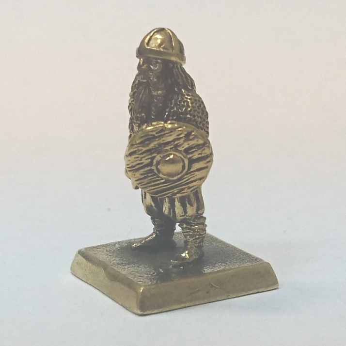 Бронзовая статуэтка Гном викинг (серия гномы)Фото 15958-03.jpg