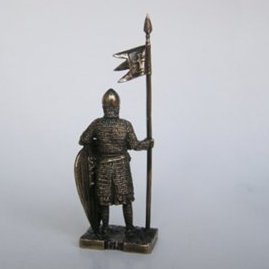 Бронзовая статуэтка Норманский рыцарь армии Вильгельма-Завоевателя (серия Рыцари)Фото 15974-02.jpg