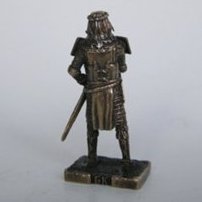 Бронзовая статуэтка Рыцарь крестоносец конца XIII века (серия Рыцари)