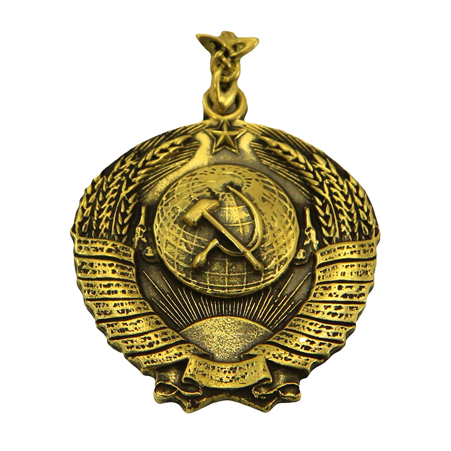 Бронзовая подвеска Герб СССР