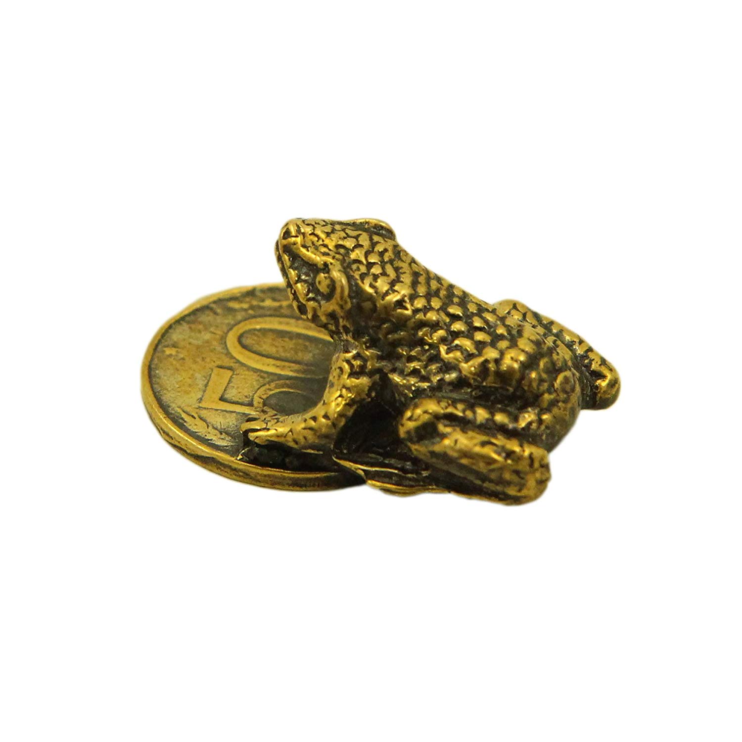 Бронзовая статуэтка Лягушка с монетой Фото 17081-01.jpg