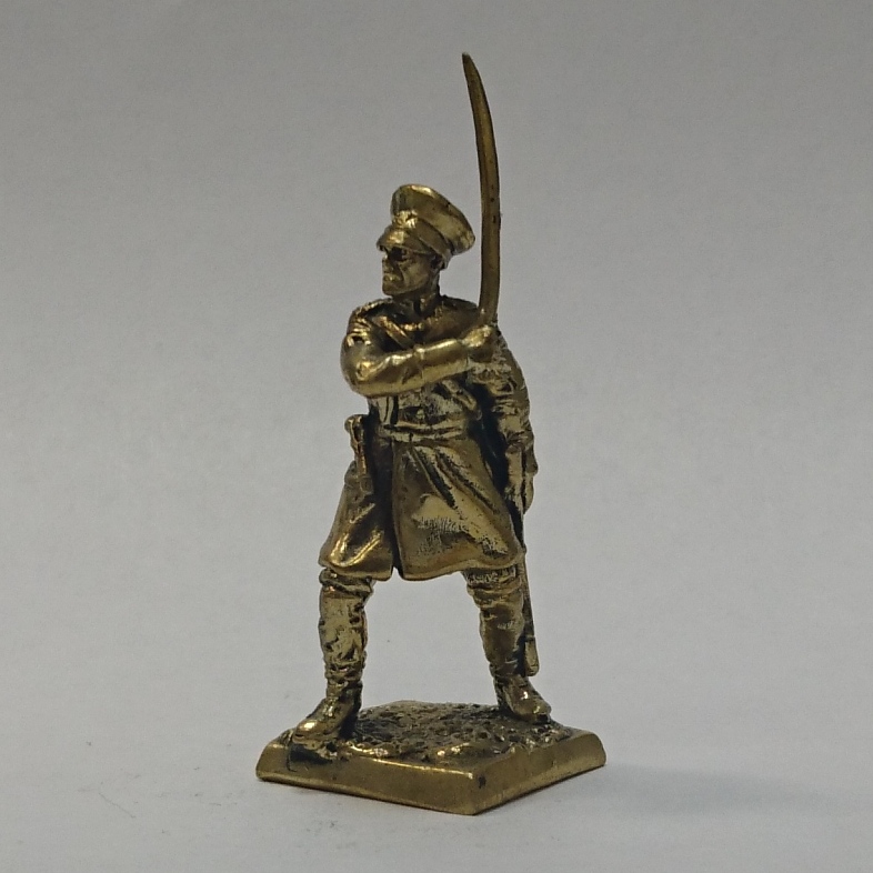Бронзовая статуэтка Поручик 6-го саперного батальона (Серия РИА 1854-56г Крымская война №2)