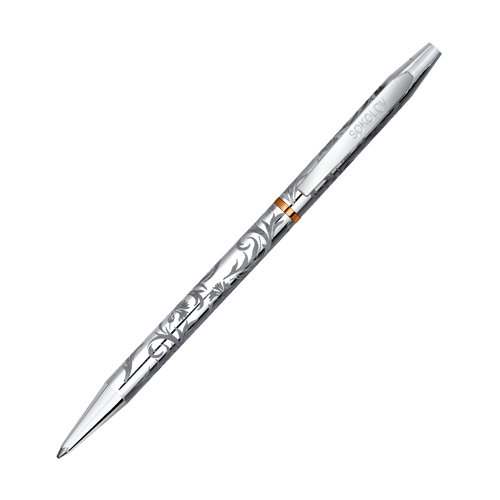 Серебряная ручка с гравировкой