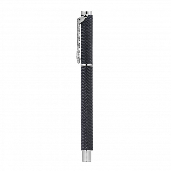 Серебряная ручка роллер Status Kit R076108 черная