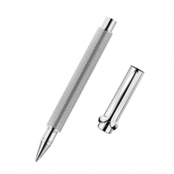 Серебряная ручка роллер Status Kit R004100 серебро