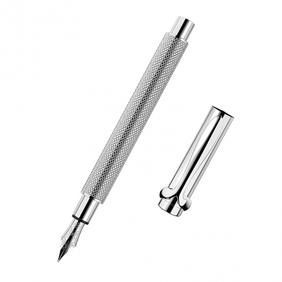 Серебряная ручка перьевая Status Kit F004100 сереброФото 18139-01.jpg