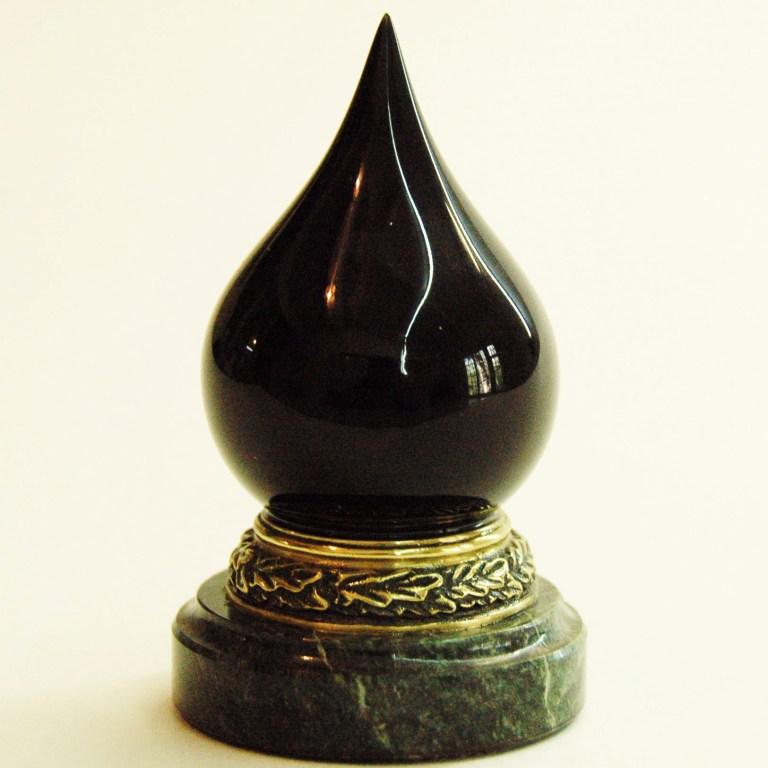Бронзовый сувенир Капля нефти