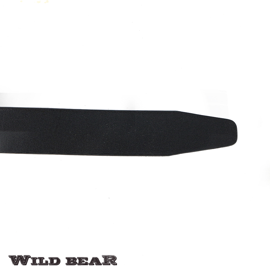 Классический черный кожаный ремень WILD BEAR Фото 21626-04.jpg