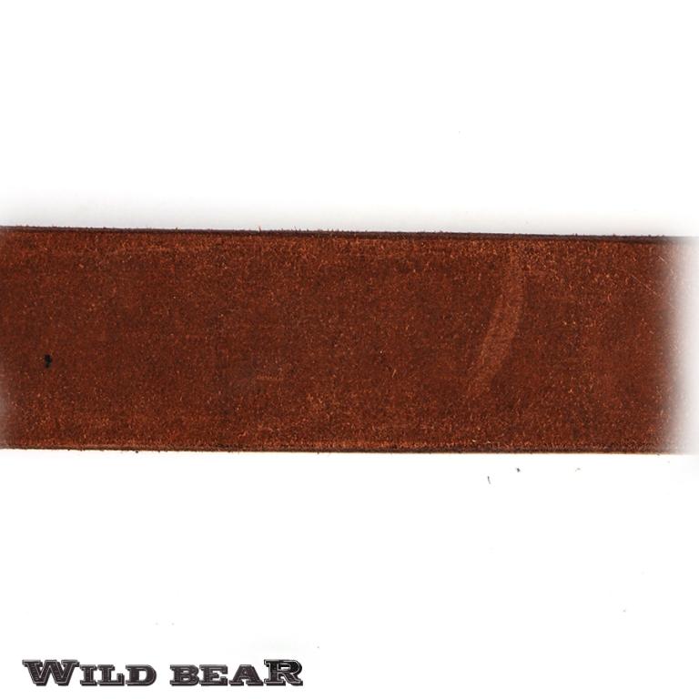 Светло-коричневый кожаный ремень WILD BEAR 