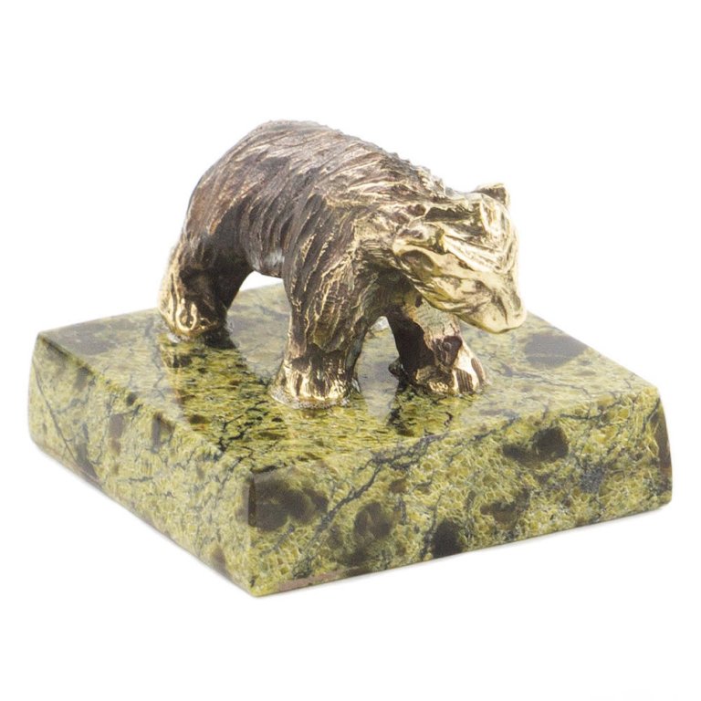 Бронзовая статуэтка Медвежонок