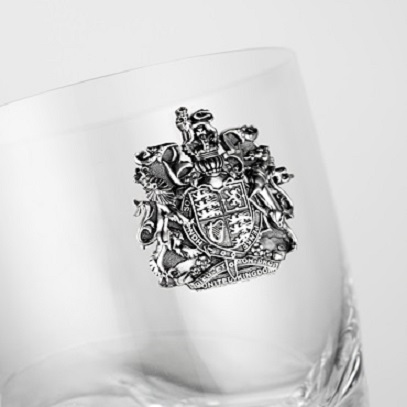 Набор стаканов с серебряной накладкой Британия