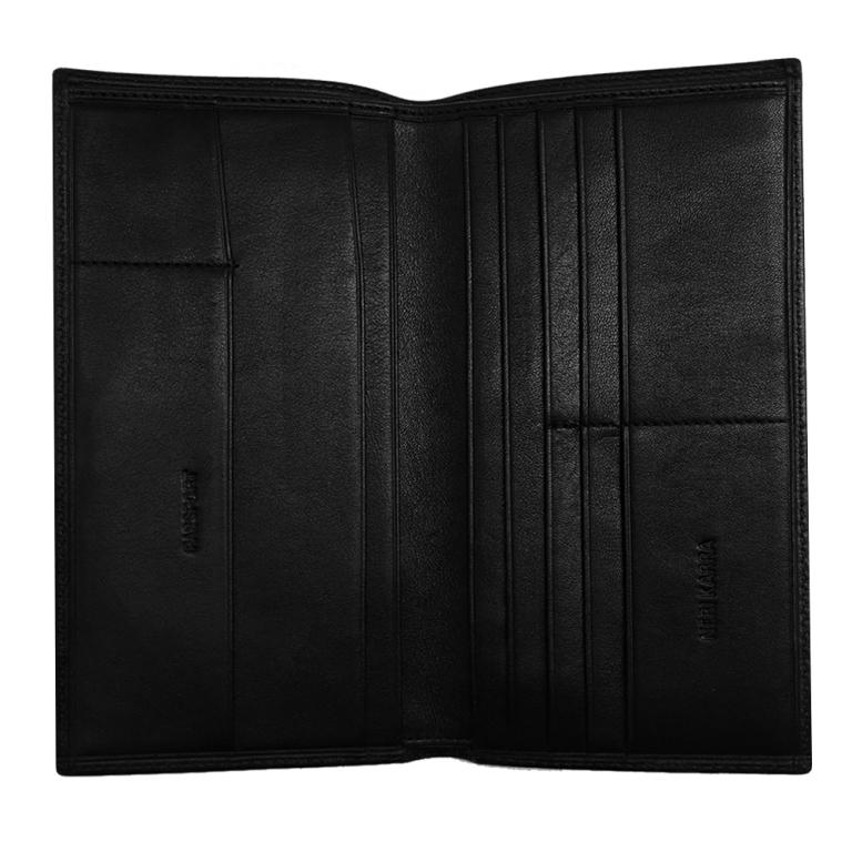 Черное кожаное портмоне с отделением для паспорта и автодокументов NERI KARRA 0318 3-01.01Фото 22519-08.jpg