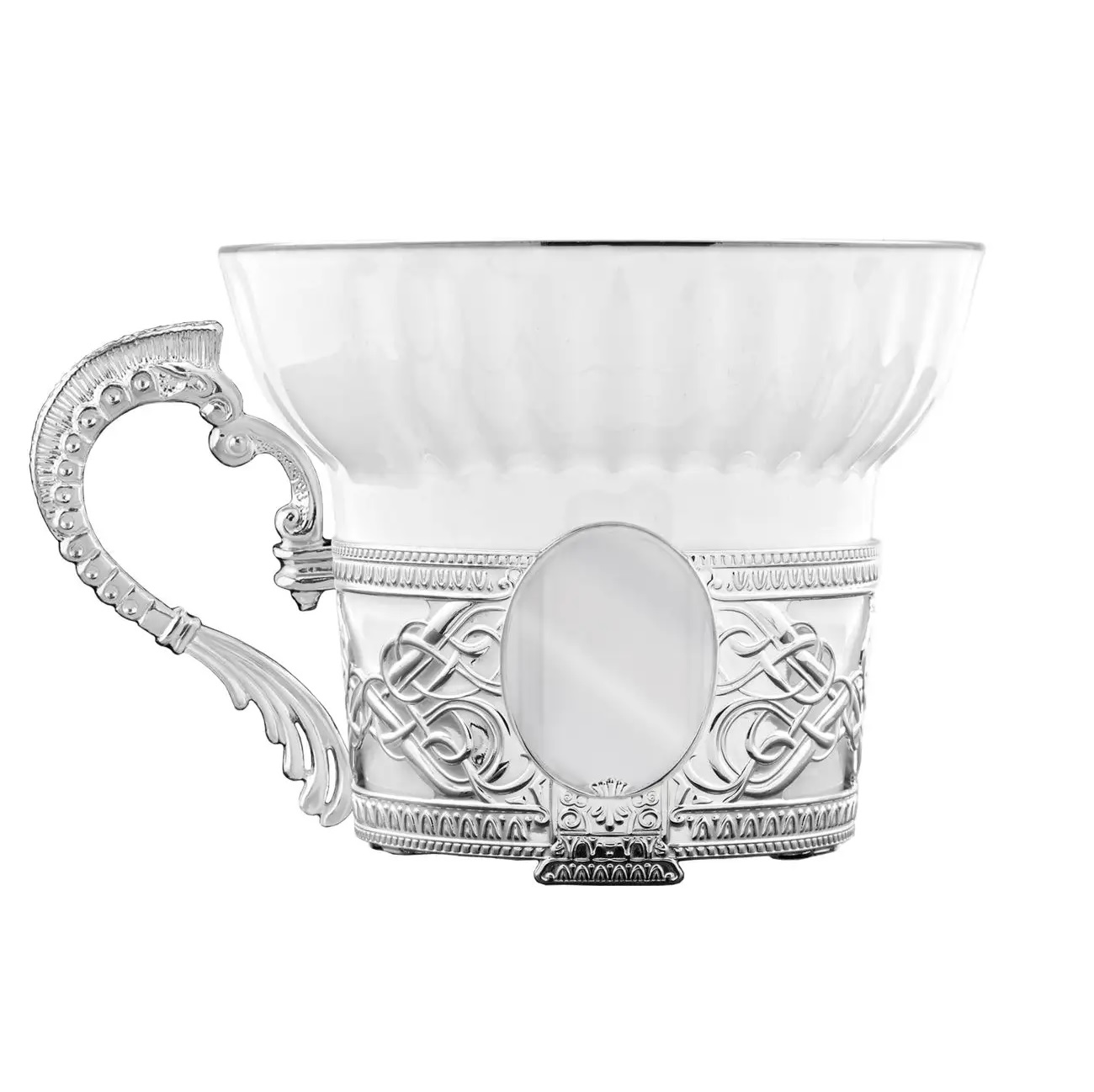 Серебряная чайная чашка под логотип (снято с производства)