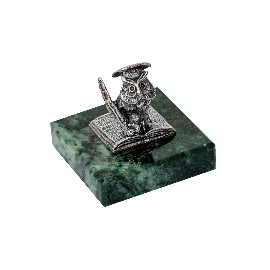 Серебряная статуэтка Сова