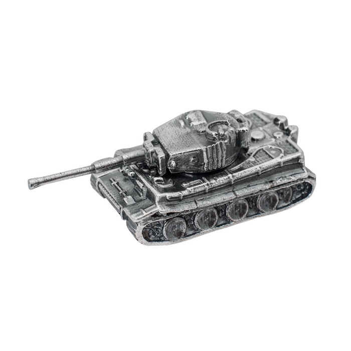 Серебряный сувенир танк Тигр