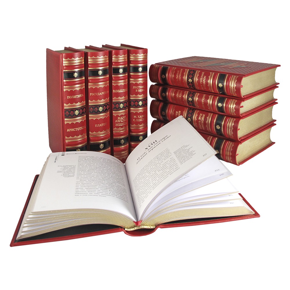 Книга в кожаном переплете Формула власти. Комплект из 9 книг в коробеФото 24142-03.jpg
