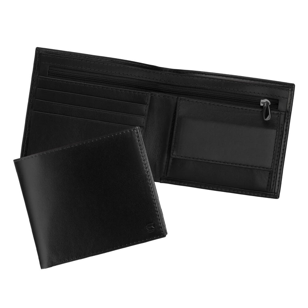 Черное кожаное мужское портмоне для врачей SOLTAN 150 21 01Фото 25065-05.jpg