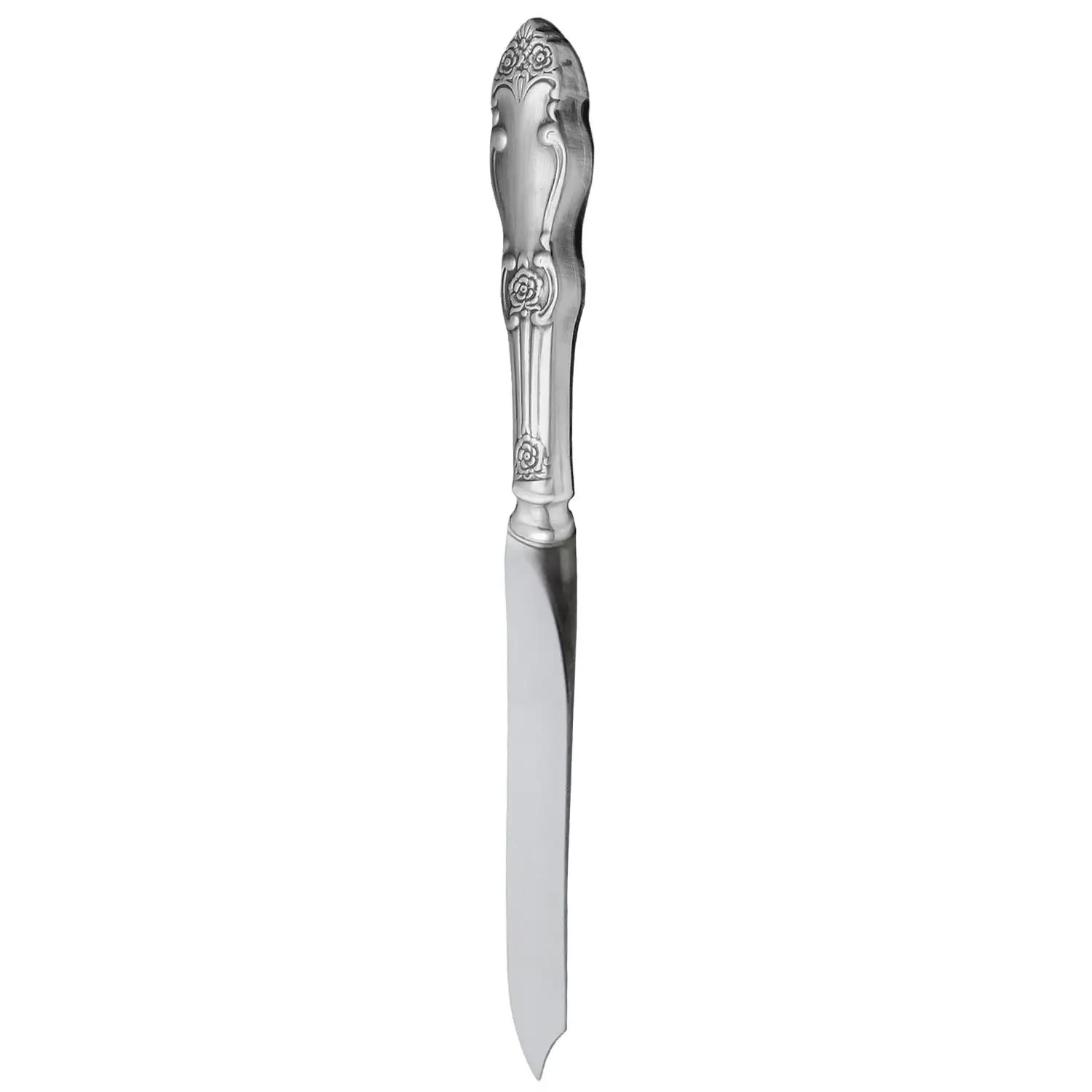 Посеребренный нож для фруктов Серебряная Роза с чернениемФото 25783-01.jpg