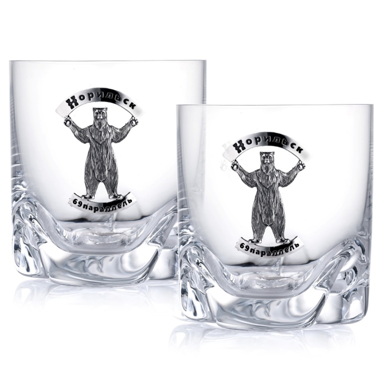 Набор стаканов с серебряной накладкой Нижний НовгородФото 26469-01.jpg