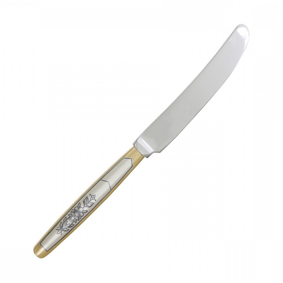 Серебряный столовый нож Астра классическая