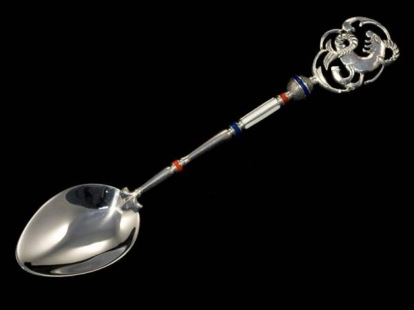 Серебряная коллекционная чайная ложка Козерог (снято с производства)