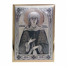 Серебряная икона Блаженной Ксении (снято с производства)