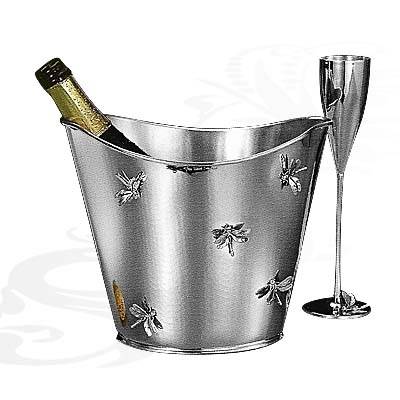 Серебряное ведро для шампанского Стрекоза (снято с производства)