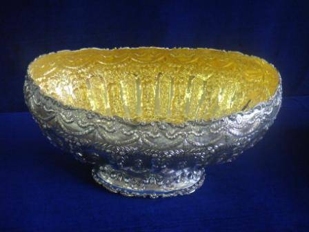 Большая серебряная ваза Семирамида