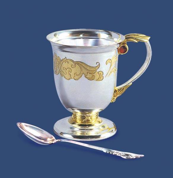 Серебряный чайно-кофейный набор Аристократ малый