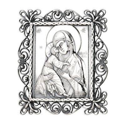 Серебряная икона Владимирская Божия Матерь(снято с производства)