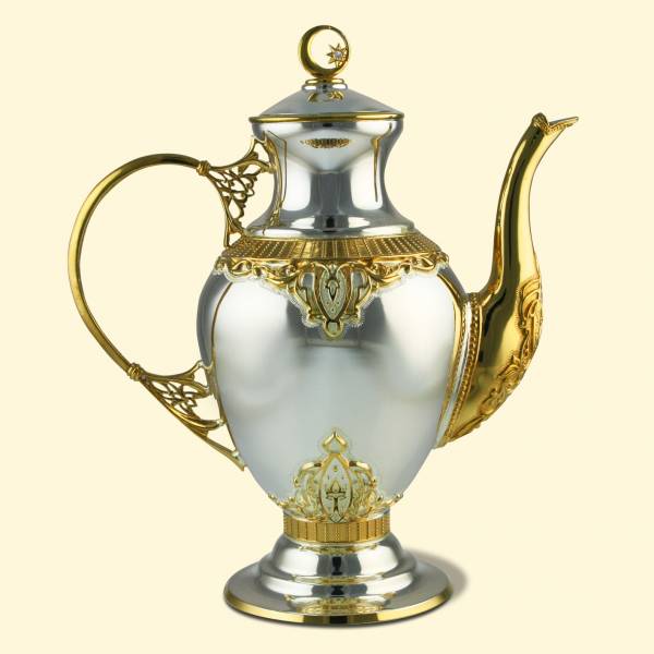 Серебряный чайник из набора Шахерезада