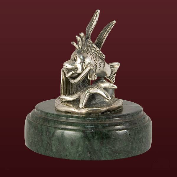 Серебряная скульптурная миниатюра Флаудер(снято с производства)
