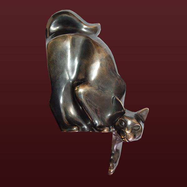 Бронзовая статуэтка Кошка-Муся