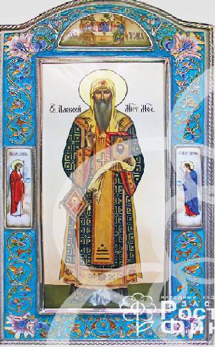 Серебряная икона Святой Алексий Метрополит Московский (снято с производства)