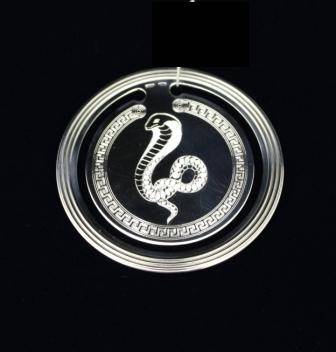 Серебряная закладка для книг Змея (снято с производства)