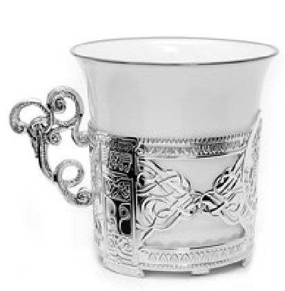 Серебряная кофейная чашка Август - Октавиан